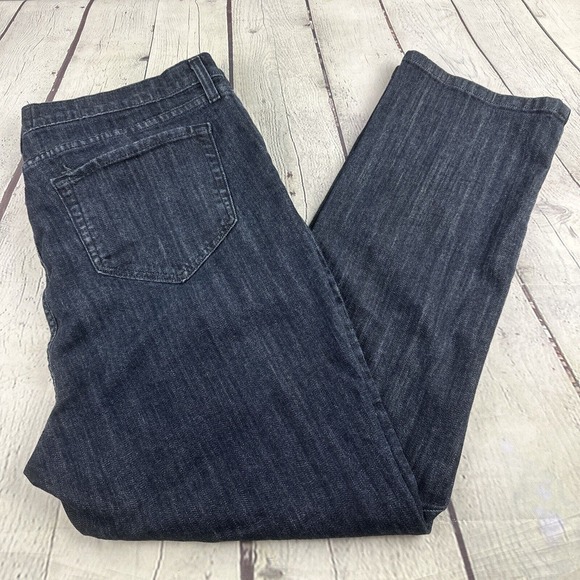 NYDJ Size 24W 30 Inseam Denim Jeans Blue Stretch Straight - Picture 1 of 13